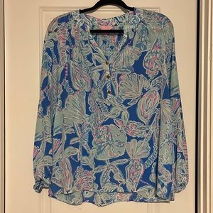 Lilly Pulitzer Elsa Silk Top